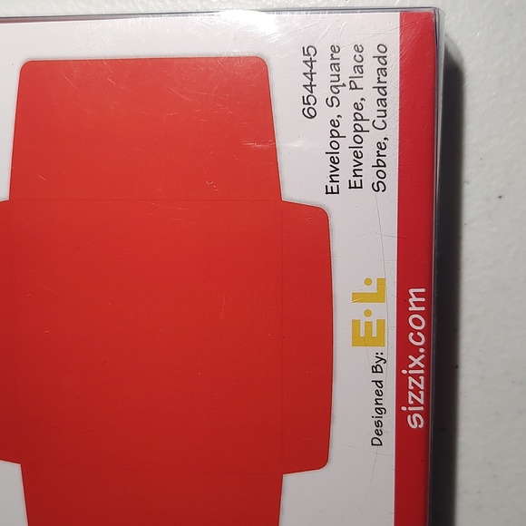 Sizzix Originals Die Envelope, Square Big Red Die Designed By E L Item #654445 - Picture 3 of 3